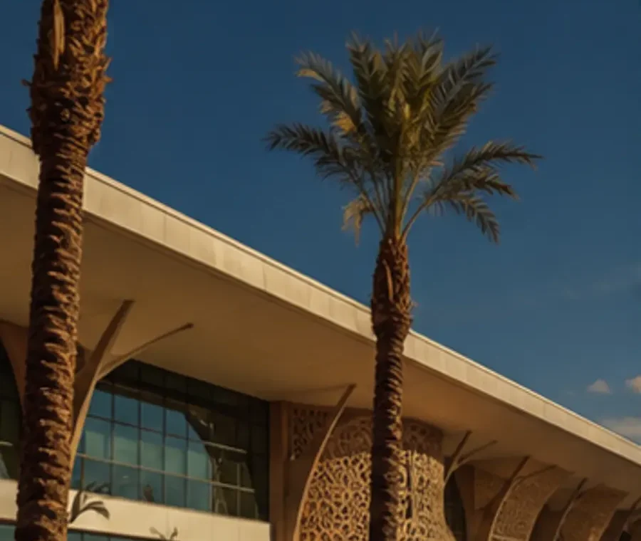 Flying into Marrakech Menara Airport